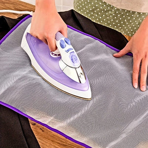 Planet Gates 1pc Mesh Ironing Board Cover, High Temperature Resistant Garment Cloth Heat Insulation Ironing Mesh, Household Mesh Cloth, Ironing Pad Ironing Net, Heat Insulation Garment Pad, Color Random