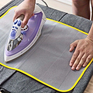 Planet Gates 1pc Mesh Ironing Board Cover, High Temperature Resistant Garment Cloth Heat Insulation Ironing Mesh, Household Mesh Cloth, Ironing Pad Ironing Net, Heat Insulation Garment Pad, Color Random