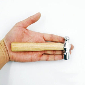 Planet Gates 1Pc Mini Hammer Smashing Walnut Round Head Wooden Handle Hammer Car Escape Tool Hand Hammer Multi Function Mini Hammer