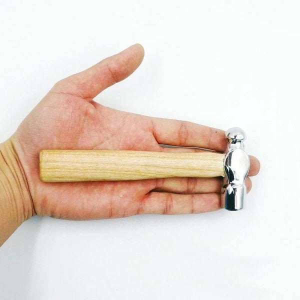 Planet Gates 1Pc Mini Hammer Smashing Walnut Round Head Wooden Handle Hammer Car Escape Tool Hand Hammer Multi Function Mini Hammer
