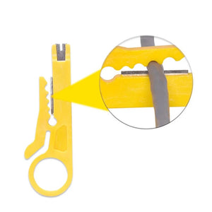 Planet Gates 1PC Mini Pocket Portable Wire Stripper Knife Crimper Pliers Crimping Tool Cable Stripping Wire Cutter Crimpatrice Tool Parts