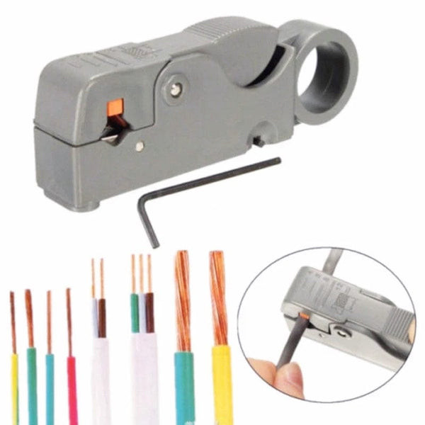 Planet Gates 1PC Mini Pocket Portable Wire Stripper Knife Crimper Pliers Crimping Tool Cable Stripping Wire Cutter Crimpatrice Tool Parts