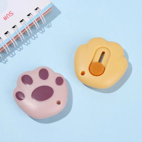 Planet Gates 1PC Mini Utility Knife Cute Retractable Letter Opener Box Cutter Portable Carton Opener Paper Cutting Tool Random Color