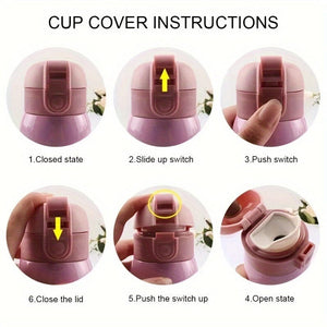 Planet Gates 1pc, Mini Vacuum Flask, Insulated Water Bottles, Travel Thermal Cups, For Hot And Cold Beverages, Summer Winter Drinkware, Gifts