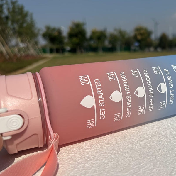 Planet Gates 1pc, Motivational Water Bottle, 750ml/25oz BPA Free Water Bottles, Sports Water Cups, Portable Drinking Cups, Summer Drinkware, For Outdoor Camping, Hiking, Fitness, Birthday Gifts