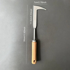 Planet Gates 1pc, Mower Sickle Road Crack Weeding Machine Crack Weeding Tool Manual Weeding Machine Heavy Duty Carbon Steel Garden Hand Shove