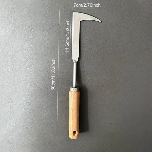 Planet Gates 1pc, Mower Sickle Road Crack Weeding Machine Crack Weeding Tool Manual Weeding Machine Heavy Duty Carbon Steel Garden Hand Shove