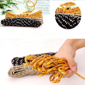 Planet Gates 1pc Multi-functional Drying Rope, Outdoor Clothesline, Balcony Laundry Rope, Camping Accessories, 5/10/20 Meters