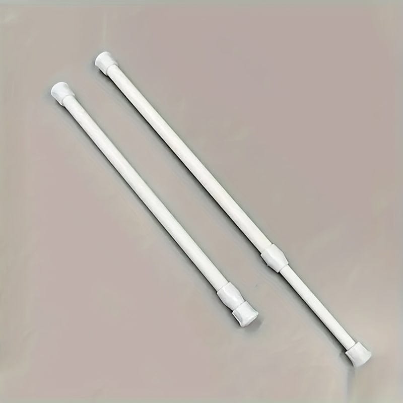 Planet Gates 1pc Multifunctional Punch-free Telescopic Rod, Built-in Spring And Nail-free Fixing Curtain Rod, Shower Curtain Rod Half Curtain Short Curtain Coffee Curtain Door Curtain Spring Tension Rod, Bathroom Accessories