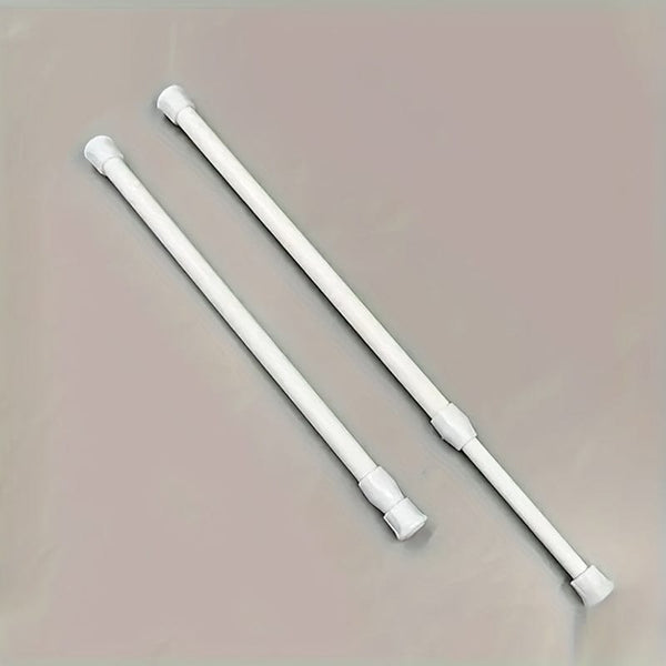 Planet Gates 1pc Multifunctional Punch-free Telescopic Rod, Built-in Spring And Nail-free Fixing Curtain Rod, Shower Curtain Rod Half Curtain Short Curtain Coffee Curtain Door Curtain Spring Tension Rod, Bathroom Accessories