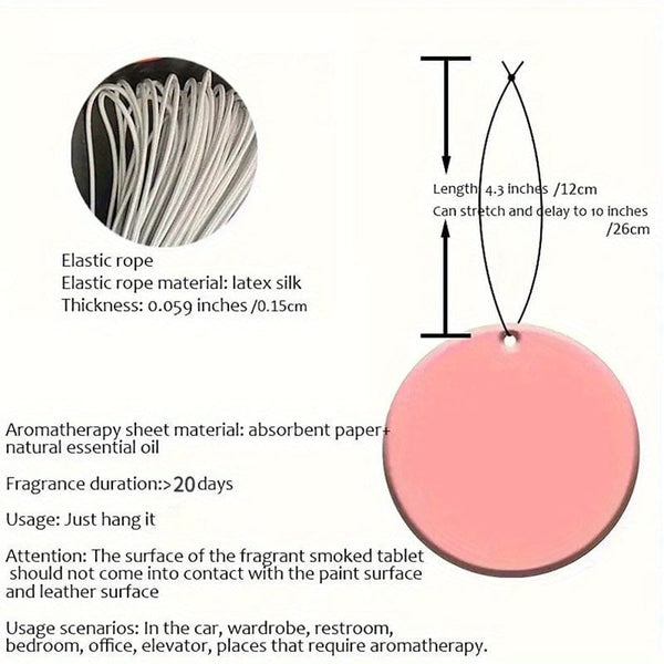 Planet Gates 1pc - New Car 1pc Fun Design Car Aromatherapy Tablet, Car Fragrance Tablet, Car Rearview Mirror Decoration Pendant, Wardrobe Aromatherapy Tablet