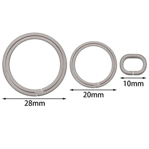 Planet Gates 1Pc New Titanium Key Ring Super Lightweight Keychains Buckle Pendant Man Car Keychain Male Creativity Gift Outdoor Tool