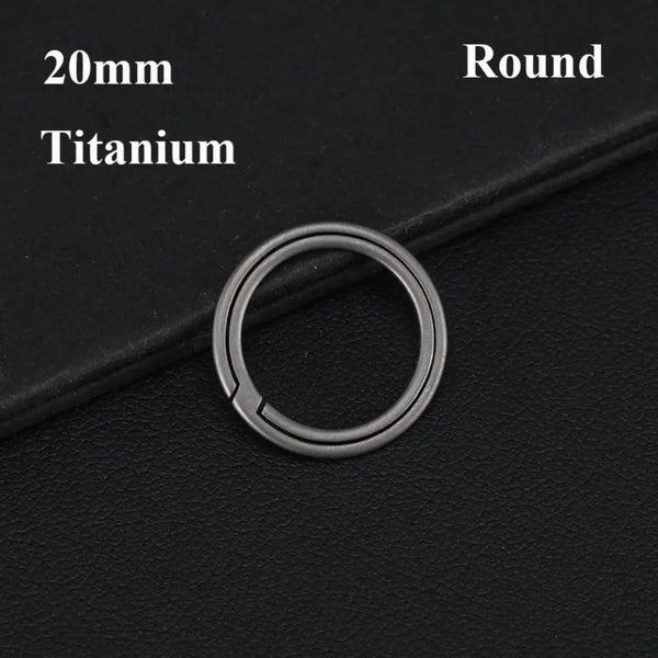 Planet Gates 1Pc New Titanium Key Ring Super Lightweight Keychains Buckle Pendant Man Car Keychain Male Creativity Gift Outdoor Tool