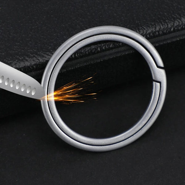 Planet Gates 1Pc New Titanium Key Ring Super Lightweight Keychains Buckle Pendant Man Car Keychain Male Creativity Gift Outdoor Tool