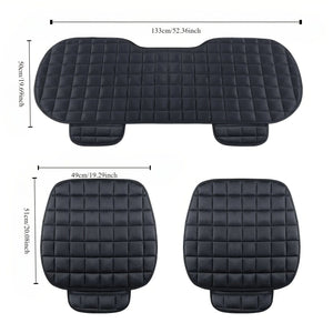 Planet Gates 1pc New Winter Short Plush Car Cushion Free Bundle Warm Thickened Single Piece Office Cushion Universal Car Front Row Small Square Cushion
