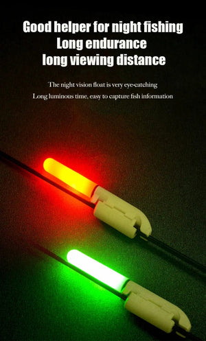 Planet Gates 1PC Night Fishing Electronic Rod LED Light Stick Luminous Glow Waterproof Rock Fishing Float Tackle Accessories CR425 Battery