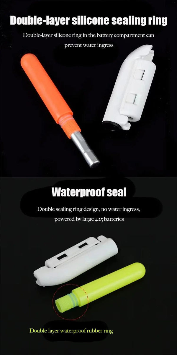 Planet Gates 1PC Night Fishing Electronic Rod LED Light Stick Luminous Glow Waterproof Rock Fishing Float Tackle Accessories CR425 Battery