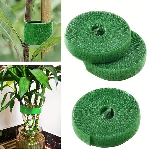 Planet Gates 1pc Nylon Plant Bandage Tie, Reusable Plant Ties Garden Tape, Plants Tie Strap, Tomato Plant Wrap Support 6.65FT/16.4FT