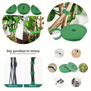 Planet Gates 1pc Nylon Plant Bandage Tie, Reusable Plant Ties Garden Tape, Plants Tie Strap, Tomato Plant Wrap Support 6.65FT/16.4FT