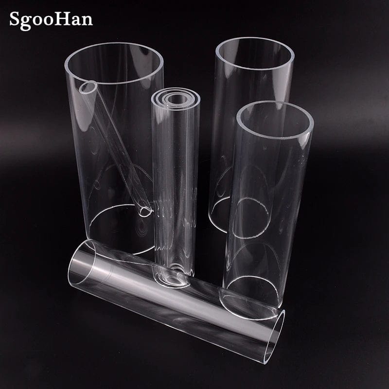 Planet Gates Outer dia 90mm / 32cm long(1pc) 1pc O.D 50~110mm Transparent Acrylic Aquarium Fish Tank Pipe Plexiglass Water Supply Tube Home Garden DIY Watering Fittings 32CM