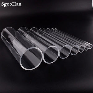 Planet Gates 1pc O.D 50~110mm Transparent Acrylic Aquarium Fish Tank Pipe Plexiglass Water Supply Tube Home Garden DIY Watering Fittings 32CM