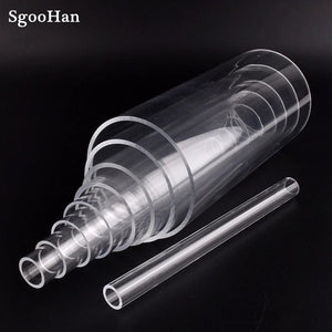 Planet Gates 1pc O.D 50~110mm Transparent Acrylic Aquarium Fish Tank Pipe Plexiglass Water Supply Tube Home Garden DIY Watering Fittings 32CM