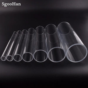 Planet Gates 1pc O.D 50~110mm Transparent Acrylic Aquarium Fish Tank Pipe Plexiglass Water Supply Tube Home Garden DIY Watering Fittings 32CM