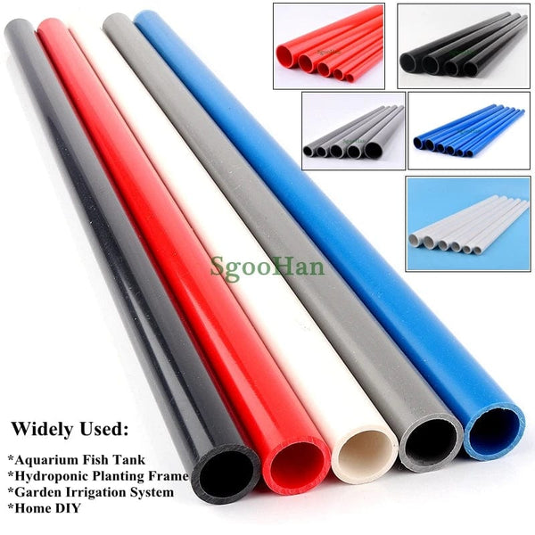 Planet Gates 1PC OD 20/25/32mm UPVC Aquarium Fish Tank Pipe Home Garden DIY Shelf Tube Irrigation Watering Fittings 49~50cm Long
