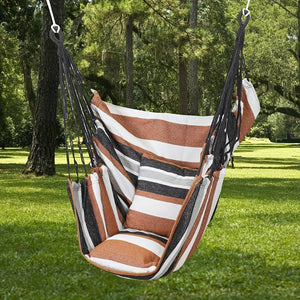 Planet Gates 1pc Outdoor Hammock Chair, Canvas Leisure Swing Hanging Chair, Without Pillow And Cushion, Indoor Outdoor Hammock, Garden Leisure Furniture Hammocks, OPP Sealed Bag