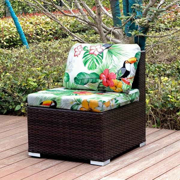 Planet Gates 1pc Outdoor Printed Animal Leaves Floral Boho Style Coconut Printed Sofa Cover Couch Cover Furniture Protective Cover Home Decor Sofa Protector