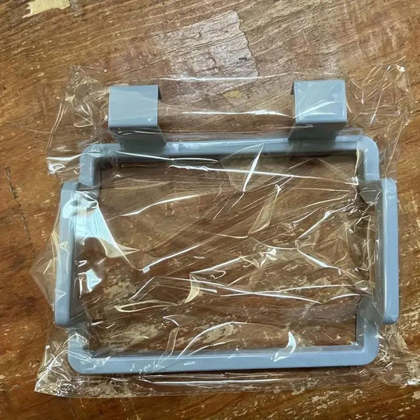 Planet Gates 1pc Over-the-Cabinet Garbage Container: Reusable Plastic Bag Holder Rack For Car, Kitchen, Pantry, Garage & Bathroom