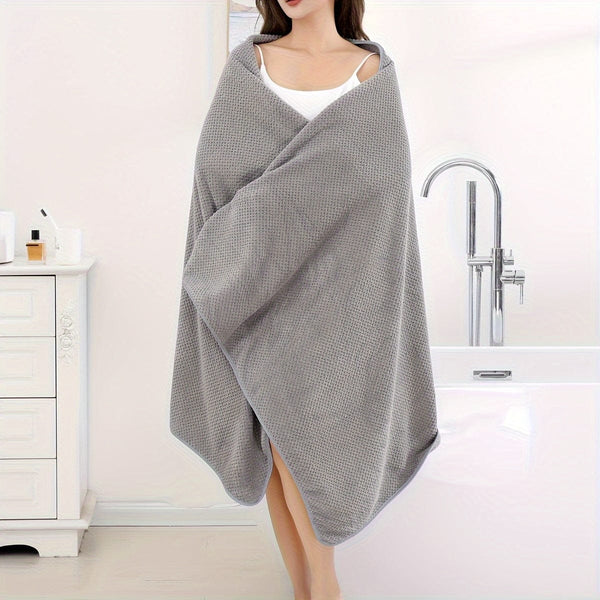 Planet Gates 1pc Oversized Super Soft Bath Towel, Absorbent Quick-drying Women's Shower Towel, Cute Comfortable Household Towel, Bathroom Supplies, Home Supplies, 90*180cm