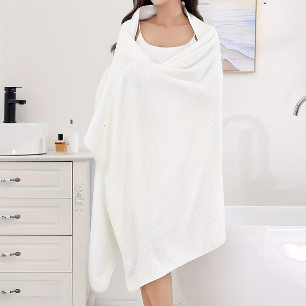Planet Gates 1pc Oversized Super Soft Bath Towel, Absorbent Quick-drying Women's Shower Towel, Cute Comfortable Household Towel, Bathroom Supplies, Home Supplies, 90*180cm