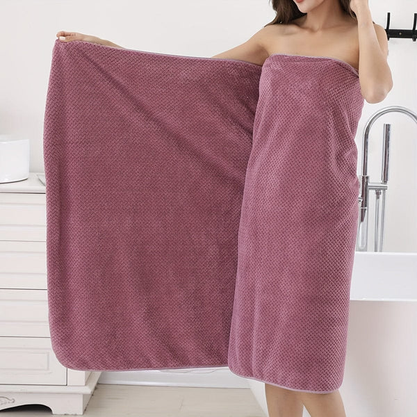 Planet Gates 1pc Oversized Super Soft Bath Towel, Absorbent Quick-drying Women's Shower Towel, Cute Comfortable Household Towel, Bathroom Supplies, Home Supplies, 90*180cm