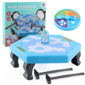 Planet Gates 1pc Penguin Breaking Ice Table Game Parent-child Interactive Puzzle Toys party game for kids juegos family games Birthday gift toys