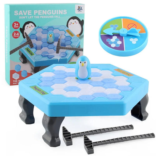 Planet Gates 1pc Penguin Breaking Ice Table Game Parent-child Interactive Puzzle Toys party game for kids juegos family games Birthday gift toys