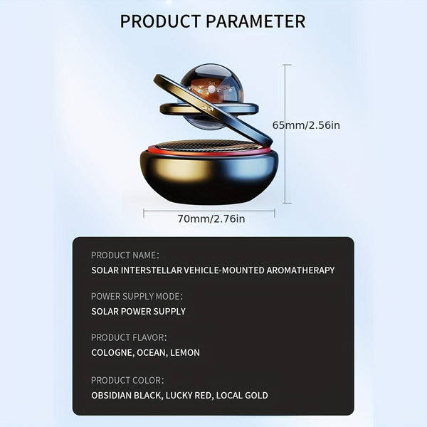 Planet Gates 1pc Planet Car Aromatherapy Perfume Car Solar Decoration Car Supplies Perfume For Men