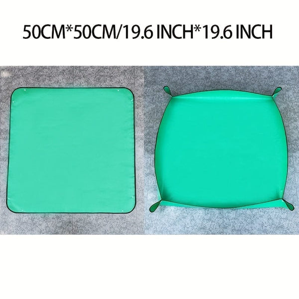 Planet Gates 1pc Plant Repotting Mat, Waterproof Transplanting Mat, Indoor Succulent Potting Mat, Portable Gardening Mat