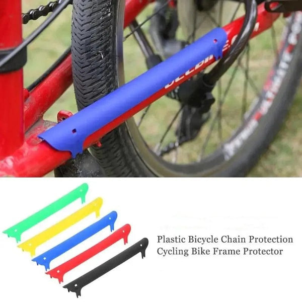 Planet Gates 1PC Plastic Bicycle Chain Protection Cycling Frame Protector Chainstay Rear Fork Guard Cover Pad MTB Road Bike Parts Accessories
