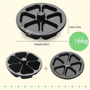 Planet Gates 1pc Plastic Sushi Mold, Pressed Rice Mold, 6-Cavity Rice Ball Bento Pressed Mold, Utility Kitchen Accessories, DIY Supplies, Kitchen Supplies, Dinnerware Accessories