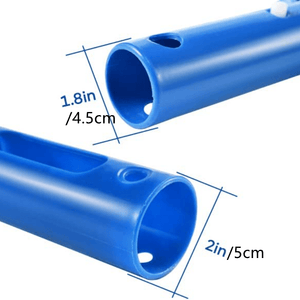 Planet Gates 1pc Pool Skimmer Pool Net 3 Section Pole, Pool Skimmer Net With Fine Mesh Net, Telescopic Aluminum Pole, Plastic Frame, Ultra-fine Pool Skimmer For Ponds, Fish Tank, Hot Tub, 17"x35"