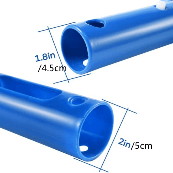 Planet Gates 1pc Pool Skimmer Pool Net 3 Section Pole, Pool Skimmer Net With Fine Mesh Net, Telescopic Aluminum Pole, Plastic Frame, Ultra-fine Pool Skimmer For Ponds, Fish Tank, Hot Tub, 17"x35"