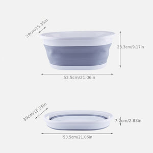 Planet Gates 1pc Portable Folding Laundry Basket - Perfect for Dirty Clothes, Snacks, and Camping - Convenient and Durable Storage Solution