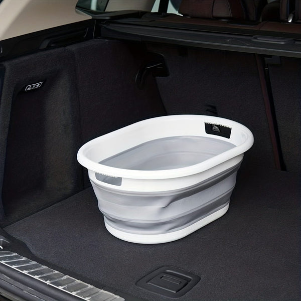 Planet Gates 1pc Portable Folding Laundry Basket - Perfect for Dirty Clothes, Snacks, and Camping - Convenient and Durable Storage Solution