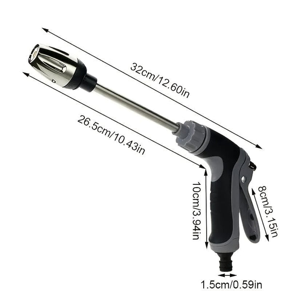 Planet Gates 1pc Portable High Pressure Water Gun, Car Washer Garden Watering Hose Water Spray Foam Nozzle For Cars, Home, Garden Use