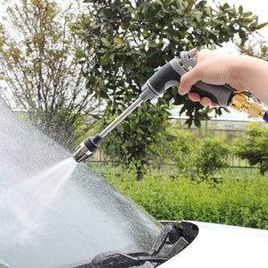 Planet Gates 1pc Portable High Pressure Water Gun, Car Washer Garden Watering Hose Water Spray Foam Nozzle For Cars, Home, Garden Use