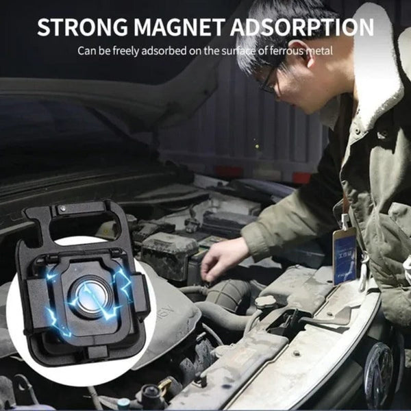 Planet Gates 1pc Portable LED Flashlight Mini Rechargeable Multifunctional Work Light, Keychain Small Pocket Lights For Outdoor, Camping, Car Lighting