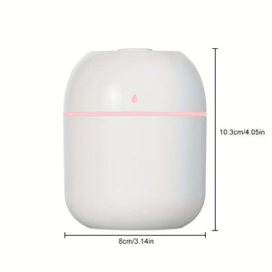 Planet Gates 1pc Portable Mini Cup Spray Mist Humidifier Double Wet Aroma Essential Oil Diffuser Car Usb Air Humidifier 220ml