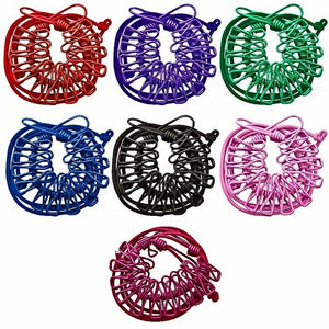 Planet Gates 1pc Portable Travel Clothesline, Retractable Camping Clothesline, Adjustable Clothesline With 12pcs Clips, Drying Clothes For Outdoor And Indoor, Home Supplies