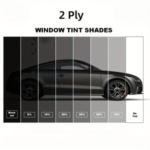 Planet Gates 1pc Privacy Solar Window Tint Film For Car, Heat&UV Rejection, 2ply Auto Privacy Window Film Window Tint, Anti Scratch Sun Block